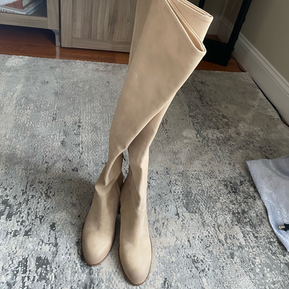 New Free People Dakota Over-The-Knee Leather Boots size 39.5 - Picture 9 of 10